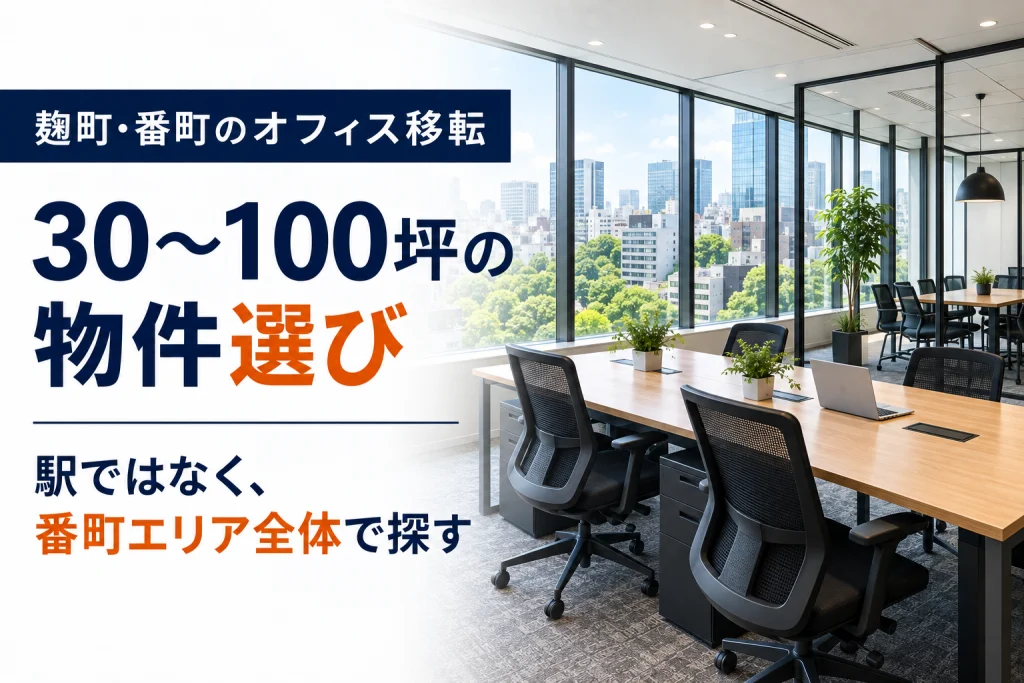 麹町・番町エリアの30〜100坪オフィス移転ガイド